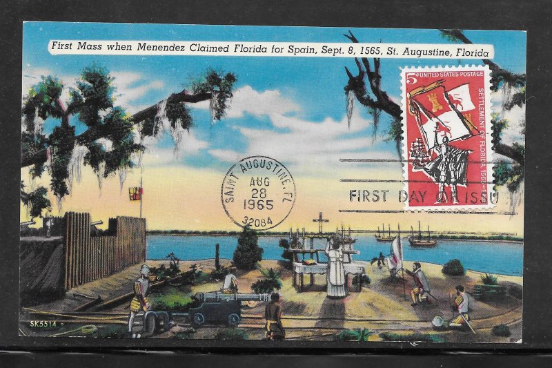 Just Fun Cover #1271 FDC Cachet on Postal Card (my1257)
