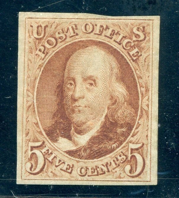 US SCOTT #3 MINT-XF-NO GUM AS ISSUED (4/22/21 GP)