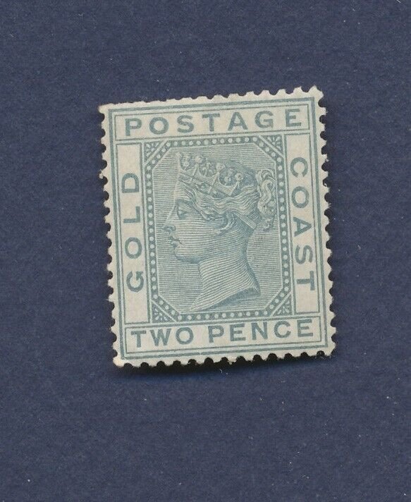 GOLD COAST - Scott 14 - WMK 2 - unused hinged - Queen Victoria  - 1884 --a