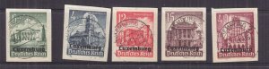 LUXEMBOURG, GERMAN OCCUPATION, 1941 Winter Relief, selection to 40pf., used. (5)