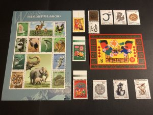 China stamps 2000 Year of the Dragon 龙年 Full Year Set