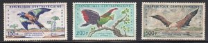 Central African Rep. C1-3 - Unused - Birds (cv $20.00 mnh)