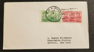 1937 Last Day Cover US Navy USS Bonita SS 165 Buffalo New York