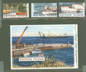 Norfolk Island #818-821  Single (Complete Set)