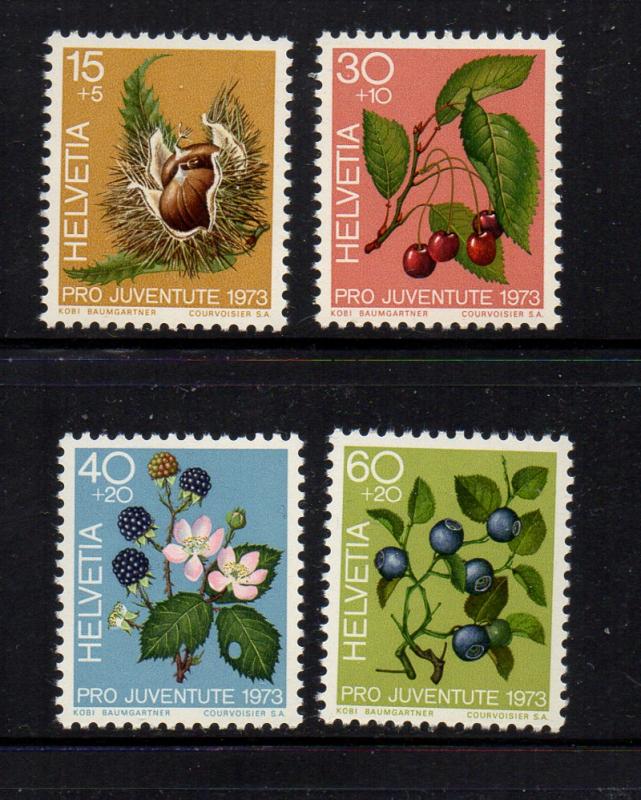 Switzerland Sc B426-29 1974 Pro Juvente stamp set mint NH