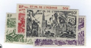 French Polynesia SC C13-C16 Mint F-VF...nice bargain!!