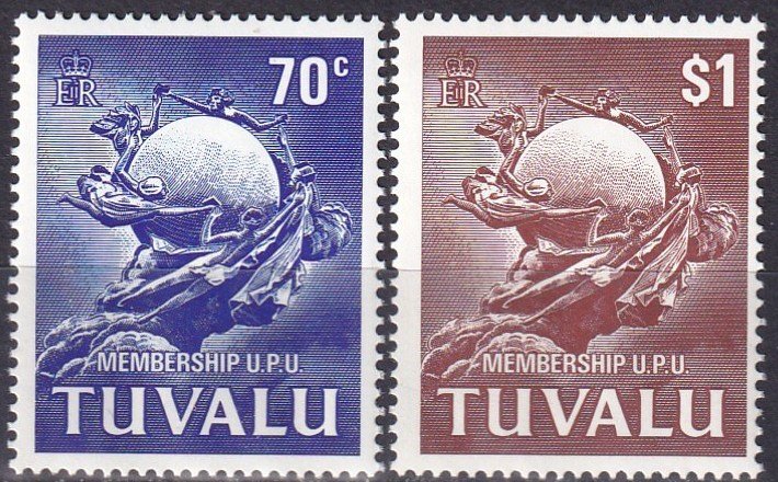 Tuvalu #164-5 MNH (V4936)
