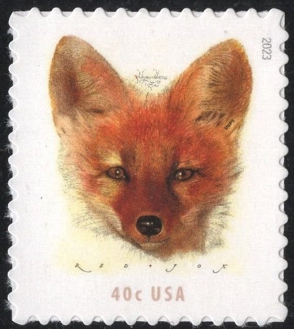 SC#5742 40¢ Red Fox Single (2023) SA