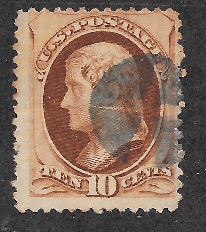 150 Used, 10c. Jefferson, scv: $32.50, FREE INSURED SHIPPING