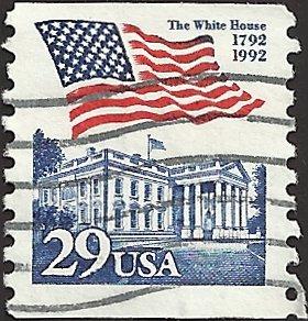 # 2609 USED FLAG OVER WHITE HOUSE