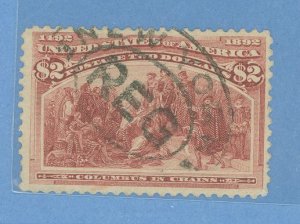 United States #242  Single