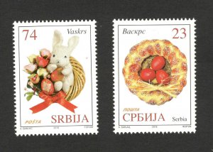 SERBIA-MNH SET-EASTER-2018.