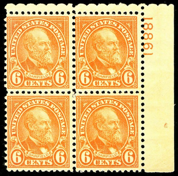 MALACK 638 F/VF OG NH, terrific color! r3155