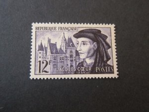 France 1955 Sc 772 set MH