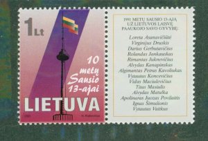 Lithuania 685 MNH BIN $0.85