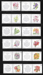 Marshall Islands 758 Flowers of Month Unused Hinged  2022 Scott c.v. $8.40 30%