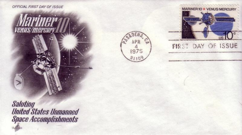 FDC Sc# 1557 Mariner 10 Venus / Mercury Artcraft L972