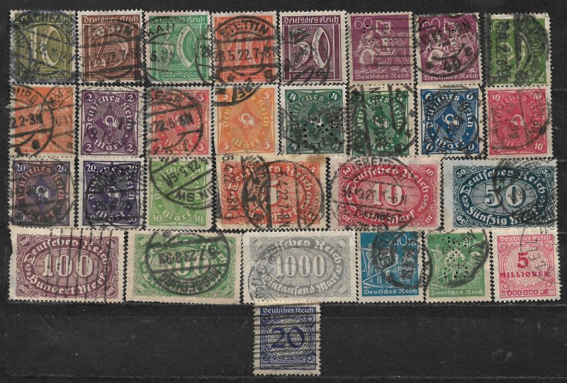 COLLECTION LOT OF 29 GERMANY 1921+  CLEARANCE CV+ $ 47