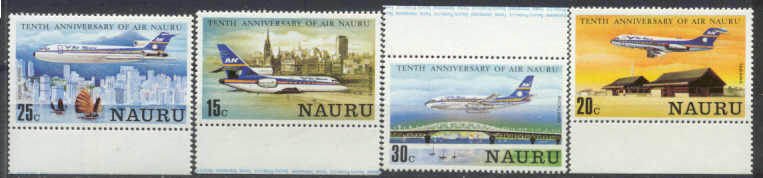 Nauru 210-13 MNH Aviation SCV1.30