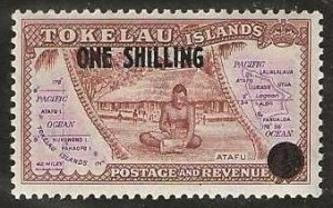 Tokelau Islands  Sc. # 5  mint, hinged. 1956.  (T468)