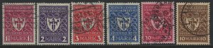 Germany Scott 212-217 Used! Complete Set!