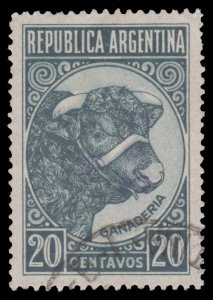 ARGENTINA STAMP 1942. SCOTT # 439A. USED. # 2