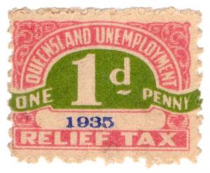 (I.B) Australia - Queensland Revenue : Relief Tax 1d