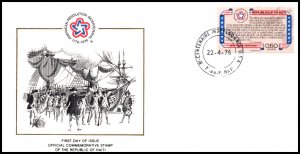 Haiti C434 US Bicentennial U/A FDC