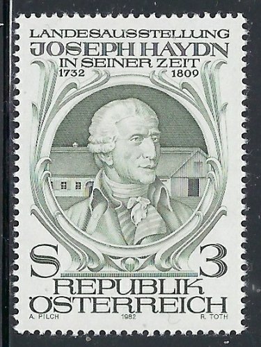 Austria 1210 MNH 1982 Joseph Haydn (ap8927)