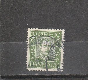 Denmark  Scott#  164  Used  (1924 Danish Postal Service)