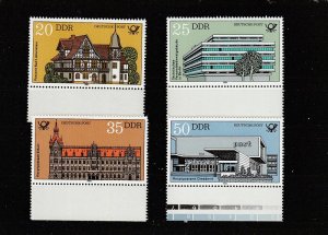 Germany DDR  Scott#  2237-2240  MNH  (1982 Post Offices)
