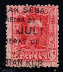 Spain postmark Horse Races Automobiles Grand Prix of Europe Grand Kursaal