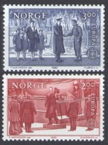 1982 Norway 865-866 Europa Cept 3,50 €