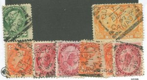 CANADA SQUARED CIRCLE CANCEL STUDY LOT QUEBEC, QUE