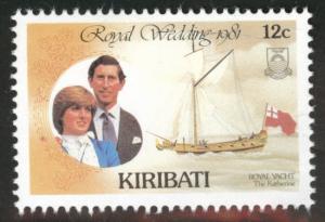 Kiribati Scott 373 MNH** 1981 royal wedding stamp