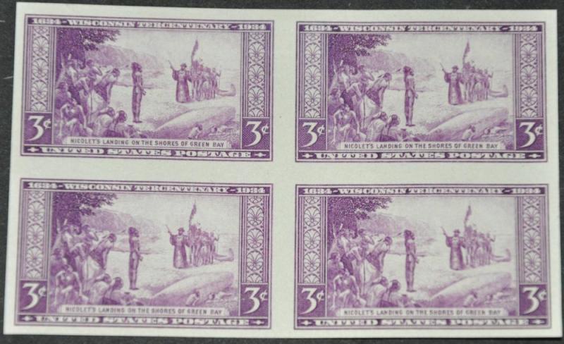 US Scott #755 -  Block - MINT NGAI