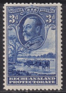 1932 British Bechuanaland Protectorate KGV 3 pence MVLH Sc# 108 CV $5.25