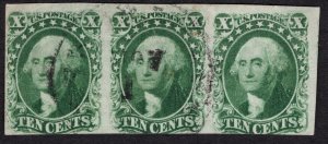 US #15 Fine, Used. Neat black cancel.