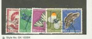 Switzerland #B207-11  Single (Complete Set) (Butterflies)