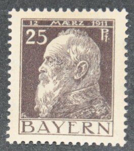 DYNAMITE Stamps: Bavaria Scott #81 – MNH