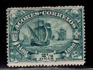 Azores Scott 93 MH*, black opt on 1898 Vasco da Gama stamp