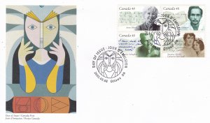 Canada # 1997a, Authors, First Day Cover