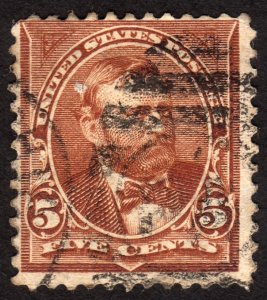 1894, US 5c, Grant, Used, Sc 255