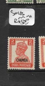 INDIA CHAMBA (P3008B) KGVI 2A  SG 113  MNH