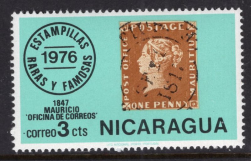 Nicaragua 1040 Stamp on Stamp MNH VF