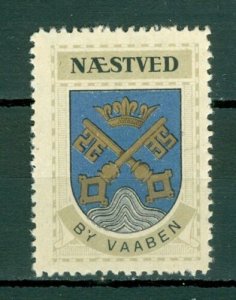 Denmark. Poster Stamp 1940/42. Mnh. Town: Naestved. Coats Of Arms. Keys,Crown 