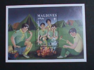 ​MALDIVES-1995-SC#2082-18TH ANNIVE;-WORLD SCOUT JAMBOREE-NETHERLANDS MNH S/S