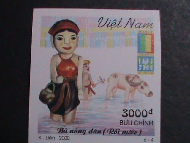​VIETNAM-2000 SC#2971-6-WORLD STAMPS EXPO 2000 ANAHEIM -IMPERF:MNH VERY FINE
