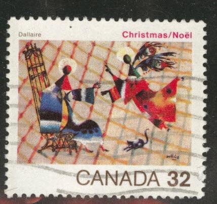 Canada Scott 1040 used Christmas 1984