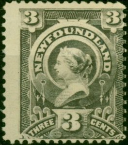 Newfoundland 1890 3c Brown-Grey SG58a Good MM